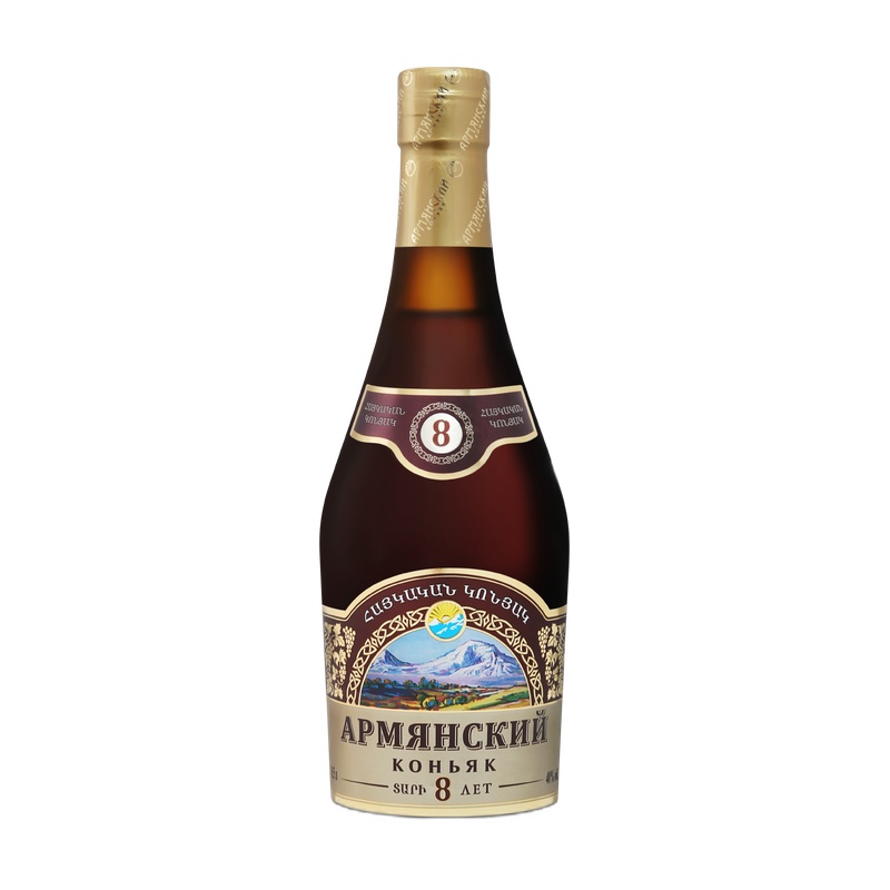 КОНЬЯК АРМЯНСКИЙ 8 YO 40% 0,5Л