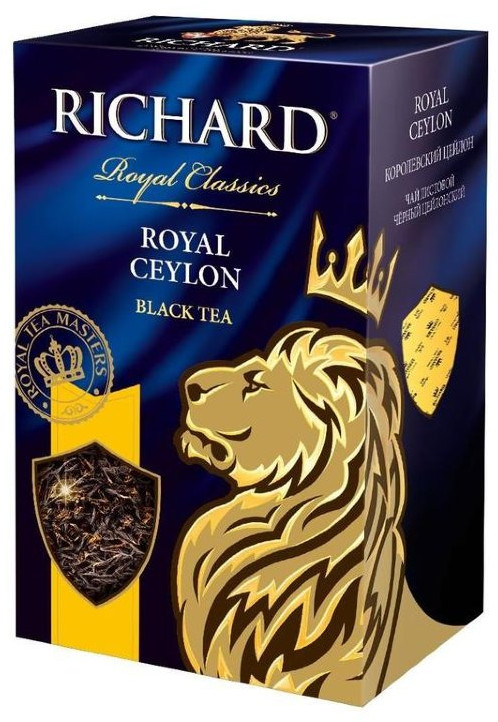 ЧАЙ ЧЕРНЫЙ RICHARD ROYAL CEYLON ЛИСТОВОЙ 90Г
