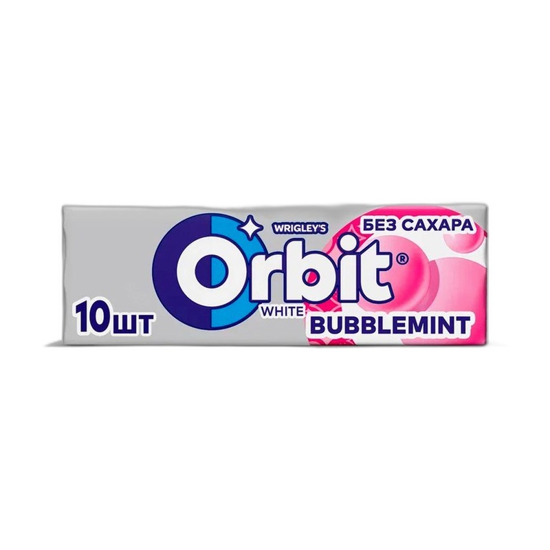 ЖЕВАТЕЛЬНАЯ РЕЗИНКА ORBIT BUBBLEMINT 13,6Г