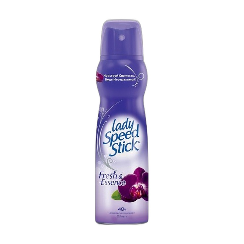 ДЕЗОДОРАНТ-СПРЕЙ LADY SPEED STICK FRESH&ESSENCE ЧЕРНАЯ ОРХИДЕЯ 150МЛ