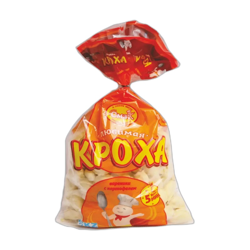 ВАРЕНИКИ ЛЮБИМАЯ КРОХА С КАРТОФЕЛЕМ ВЕС