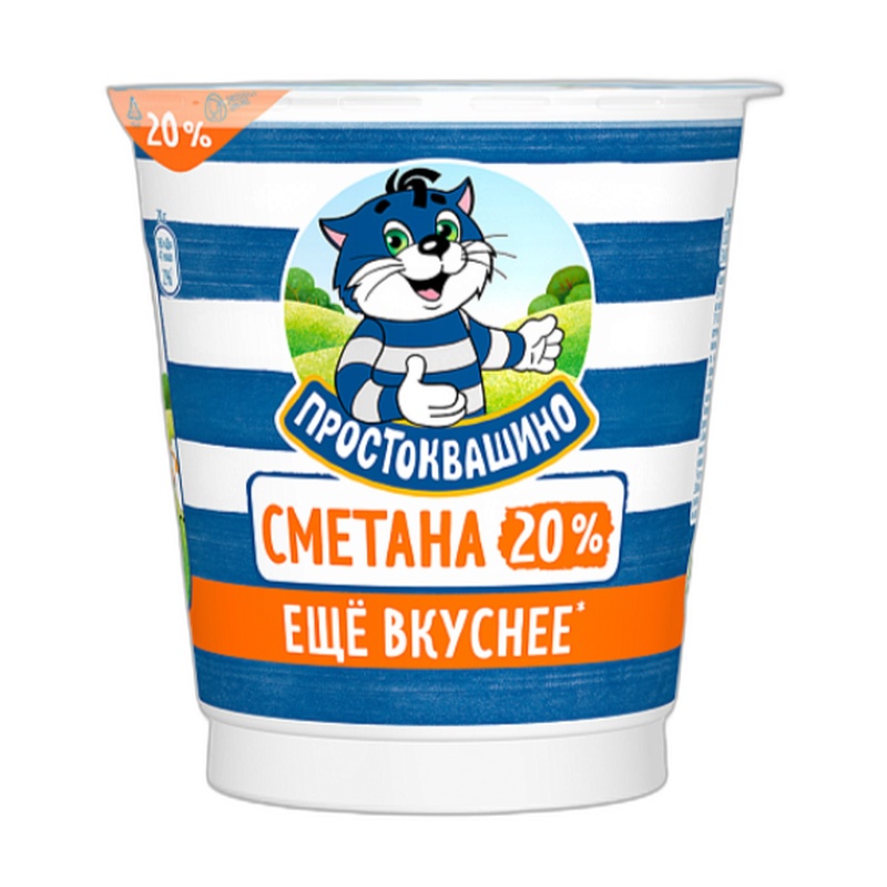 СМЕТАНА ПРОСТОКВАШИНО 20% 300Г