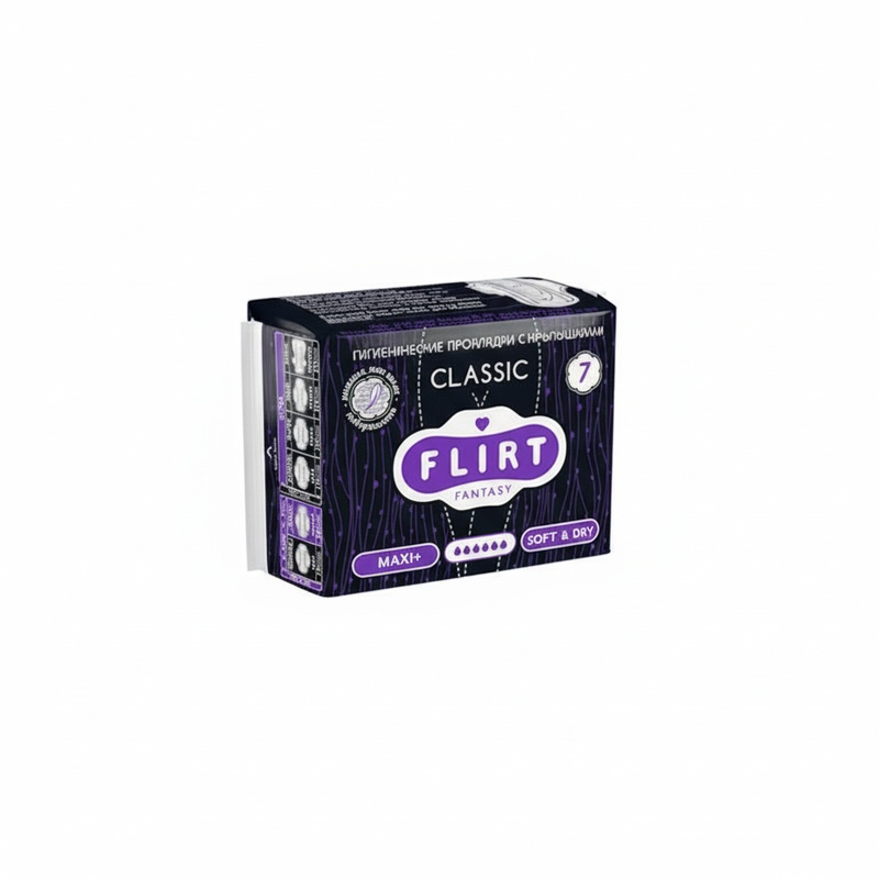 ПРОКЛАДКИ FLIRT FANTASY CLASSIC SOFT&DRY '6 7ШТ