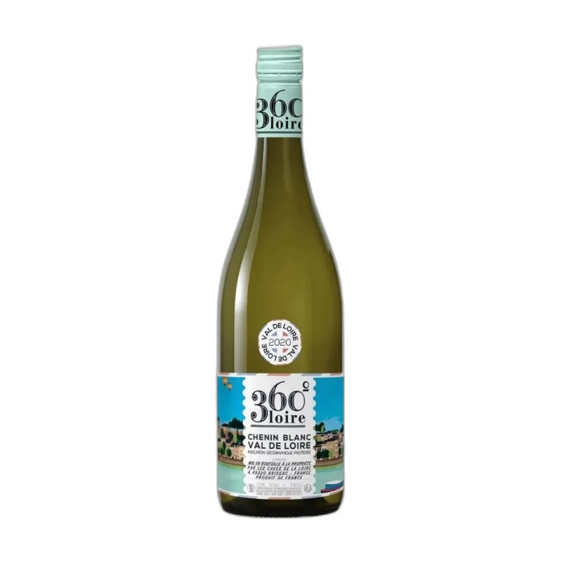 ВИНО 360 CHENIN BLANC БЕЛОЕ СУХОЕ 10,5% 0,75Л ФРАНЦИЯ