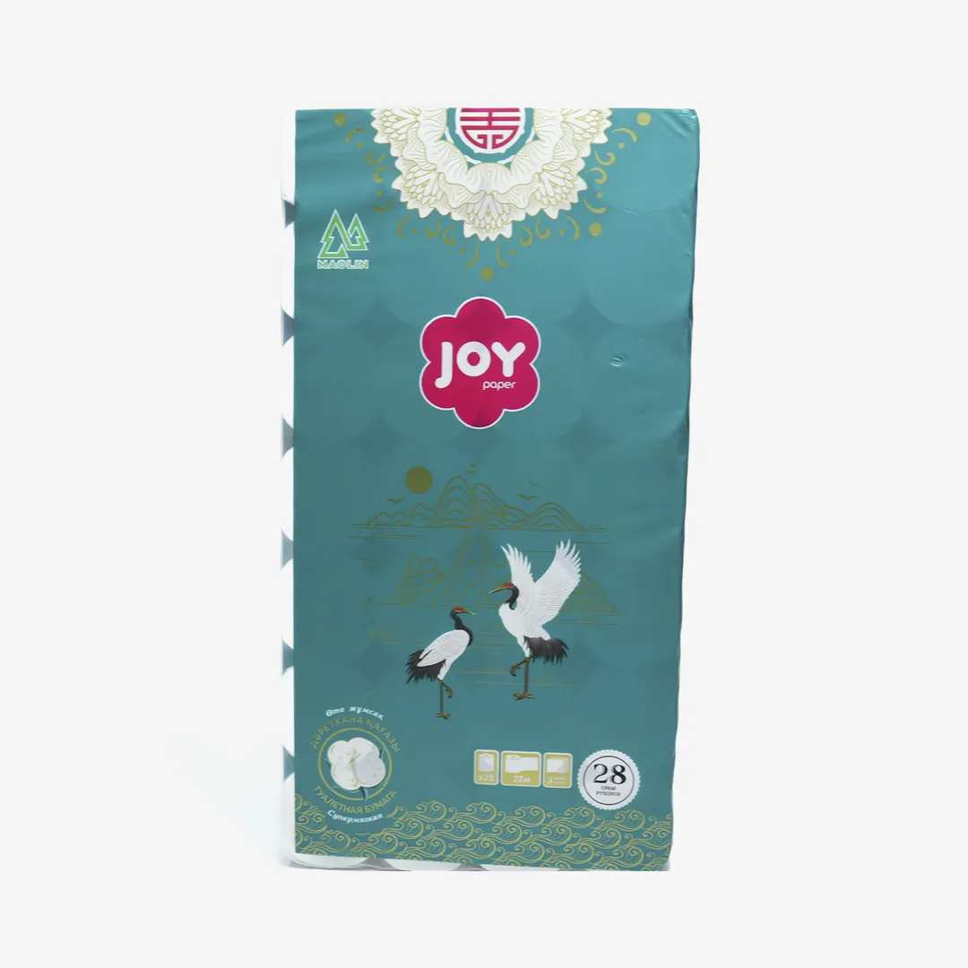 БУМАГА ТУАЛЕТНАЯ JOY ЗЕЛЕНАЯ 28ШТ