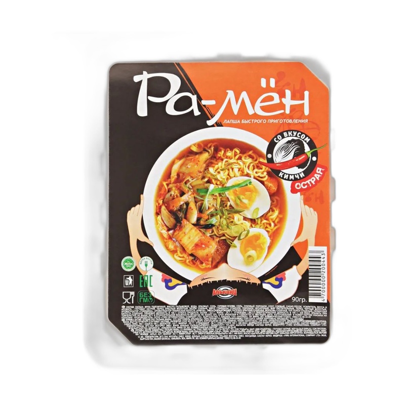 ЛАПША АЛЬКОНИ РАМЕН КИМЧИ 90Г ЧАШКА