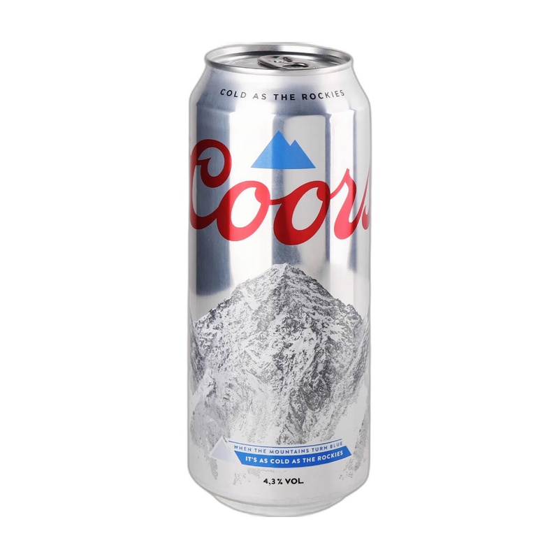 ПИВО COORS СВЕТЛОЕ 4% 0,5Л Ж/Б