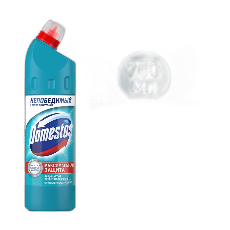 ГЕЛЬ ЧИСТЯЩИЙ DOMESTOS СВЕЖЕСТЬ АТЛАНТИКИ 750МЛ
