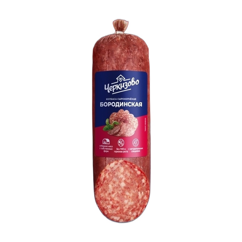КОЛБАСА ЧЕРКИЗОВСКАЯ БОРОДИНСКАЯ С/К 300Г