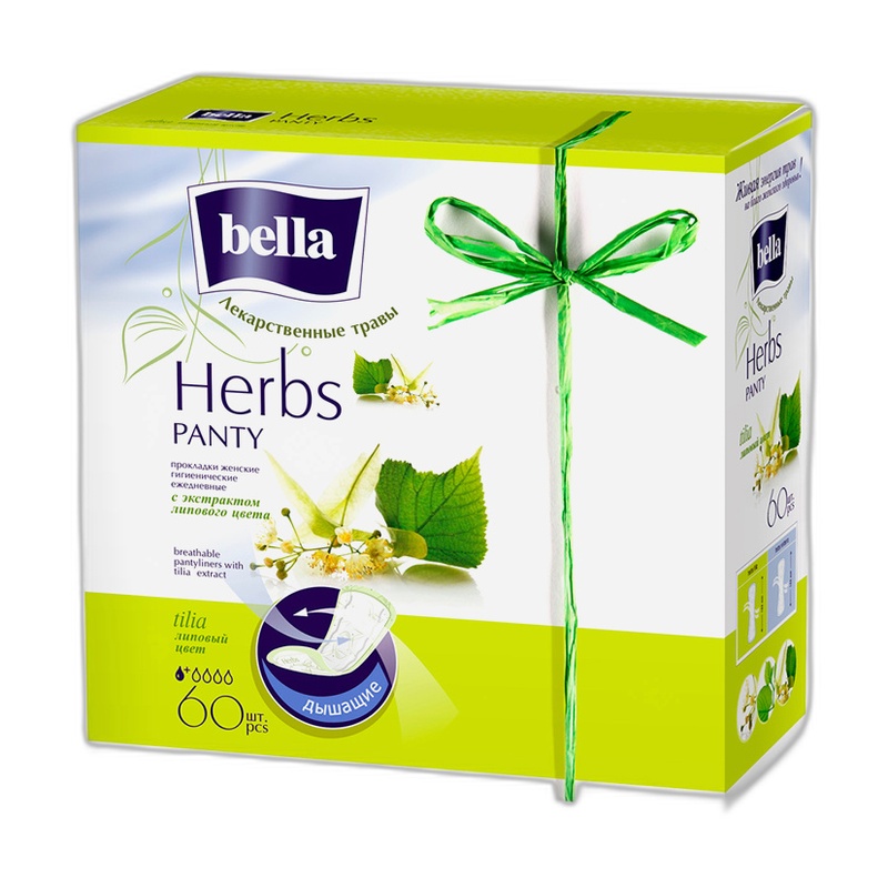 ПРОКЛАДКИ ЕЖЕДНЕВНЫЕ BELLA PANTY HERBS TILIA КЛАССИЧЕСКИЕ 50+10ШТ