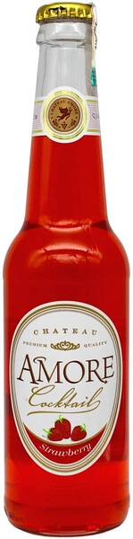 КОКТЕЙЛЬ CHATEAU AMORE КЛУБНИКА 4,9% 0,33Л СТ/Б