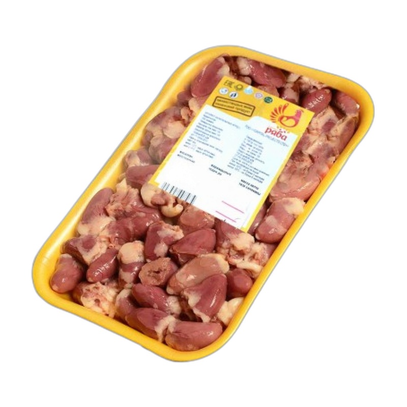 СУБПРОДУКТ СЕРДЦЕ КУРОЧКА РЯБА ОХЛ ПОДЛОЖКА