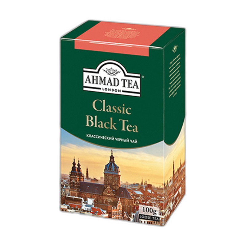 ЧАЙ ЧЕРНЫЙ AHMAD TEA КЛАССИЧЕСКИЙ ЛИСТОВОЙ 100Г
