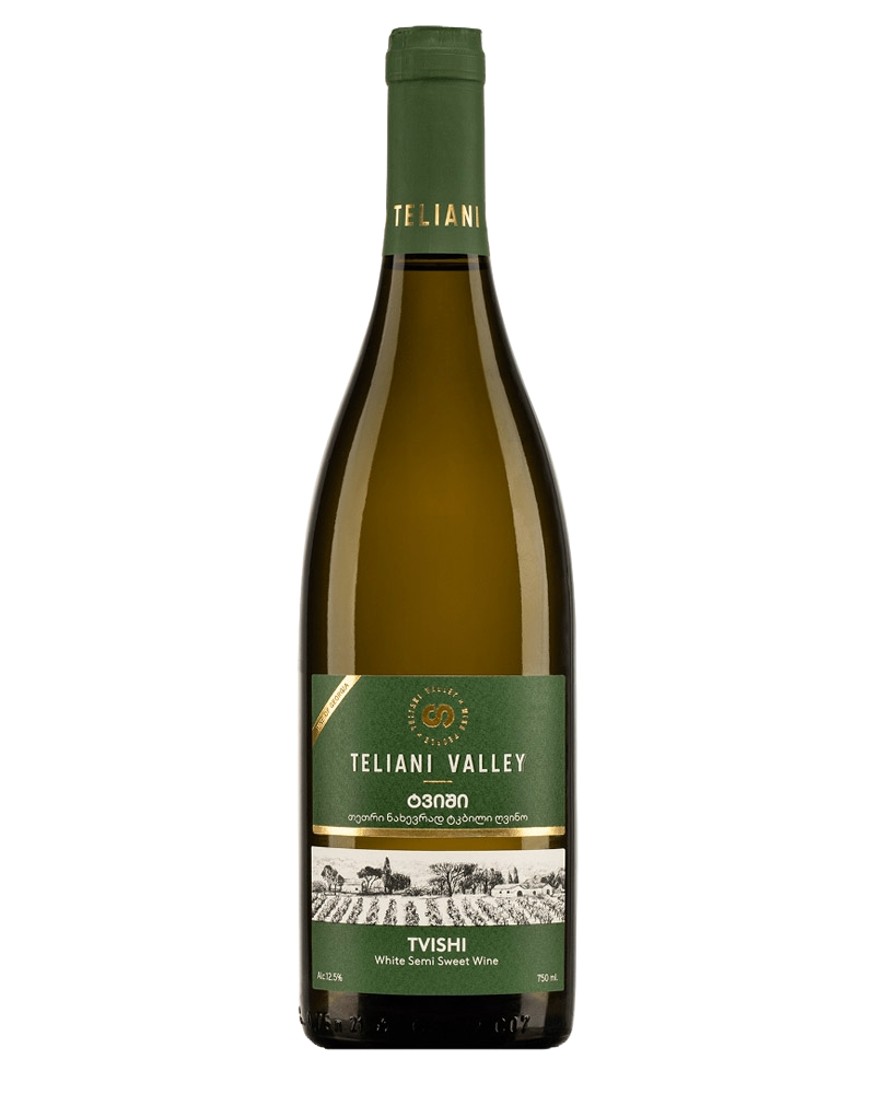 ВИНО TELIANI VALLEY ТВИШИ БЕЛОЕ ПОЛУСЛАДКОЕ 11,5% 0,75Л ГРУЗИЯ