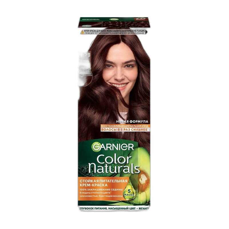 КРАСКА ДЛЯ ВОЛОС COLOR NATURALS 3.23 ТЕМНЫЙ ШОКОЛАД