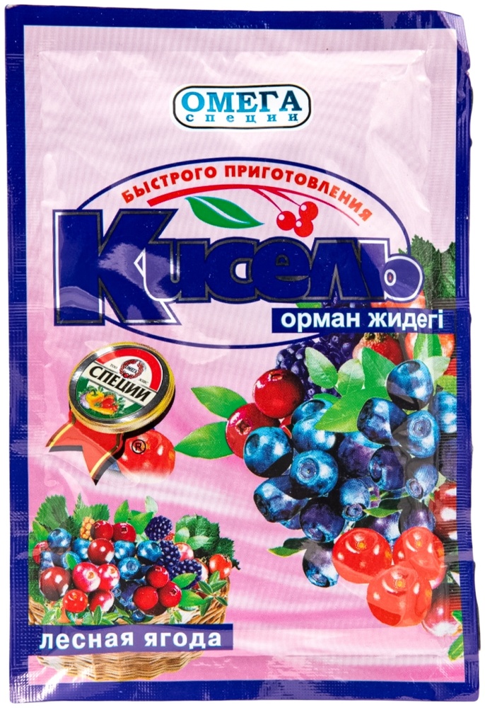 КИСЕЛЬ ОМЕГА ЛЕСНАЯ ЯГОДА 90Г