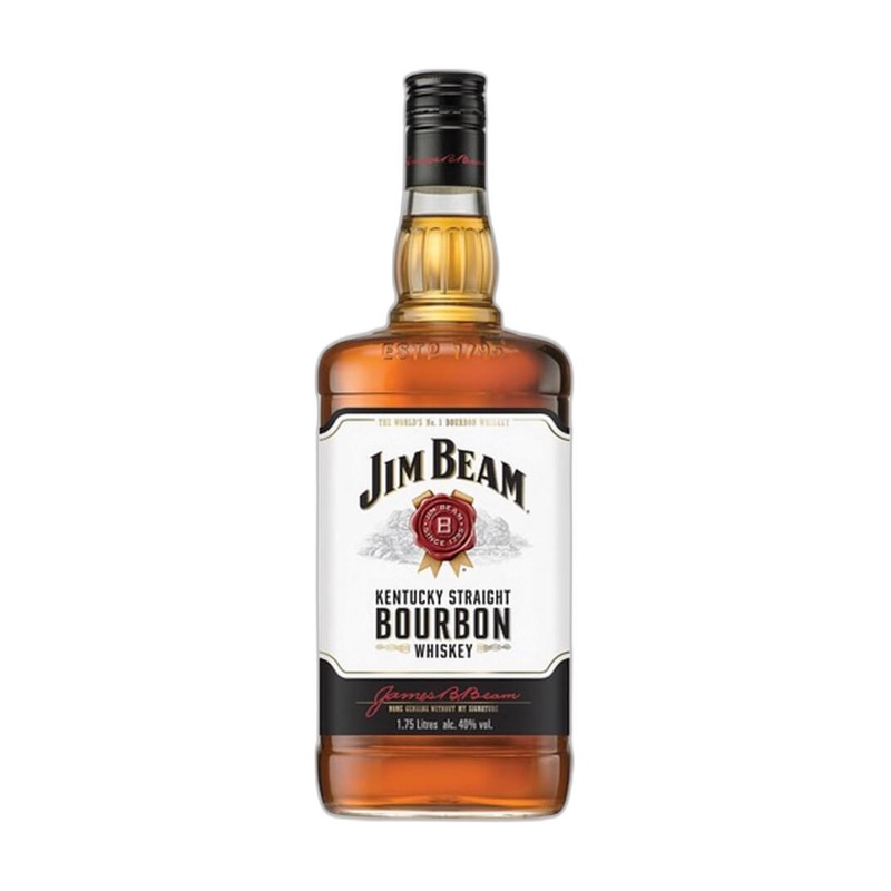 ВИСКИ JIM BEAM WHITE BOURBON 40% 1Л