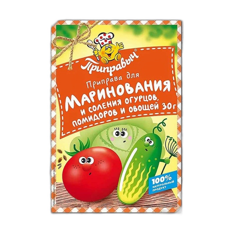 ПРИПРАВА ПРИПРАВЫЧ МАРИНОВАНИЕ ОВОЩЕЙ 30Г