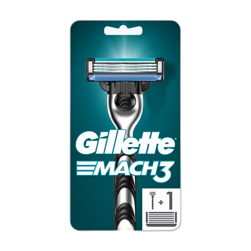 БРИТВА GILLETTE MACH 3 + 2 КАРТРИДЖА