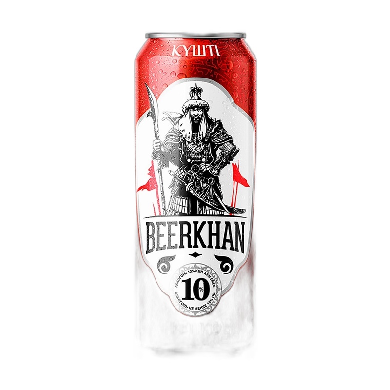 ПИВО BEERKHAN КРЕПКОЕ 10% 0,43Л Ж/Б
