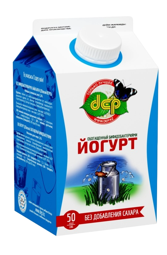 ЙОГУРТ ПИТЬЕВОЙ DEP ОБОГАЩЕННЫЙ 2,5% 500Г Т/П