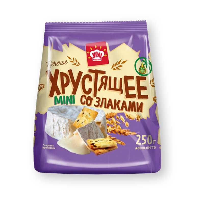 ПЕЧЕНЬЕ УРАЛКОНДИТЕР ХРУСТЯЩЕЕ MINI ЗЛАКИ ВЕС