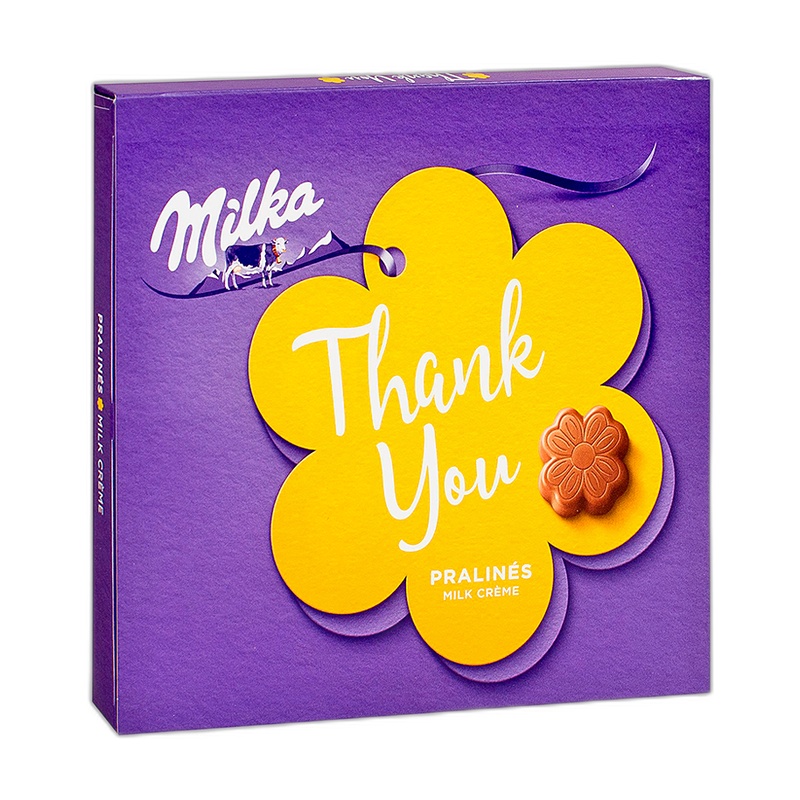 КОНФЕТЫ MILKA МОЛОЧНЫЕ НАЧИНКА ШОКОЛАДНАЯ 110Г