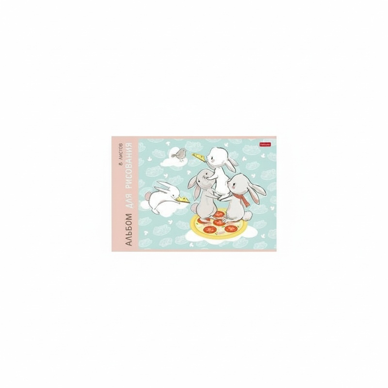 АЛЬБОМ ДЛЯ РИСОВАНИЯ BG ANIMALS 8Л А4 СКРЕПКА