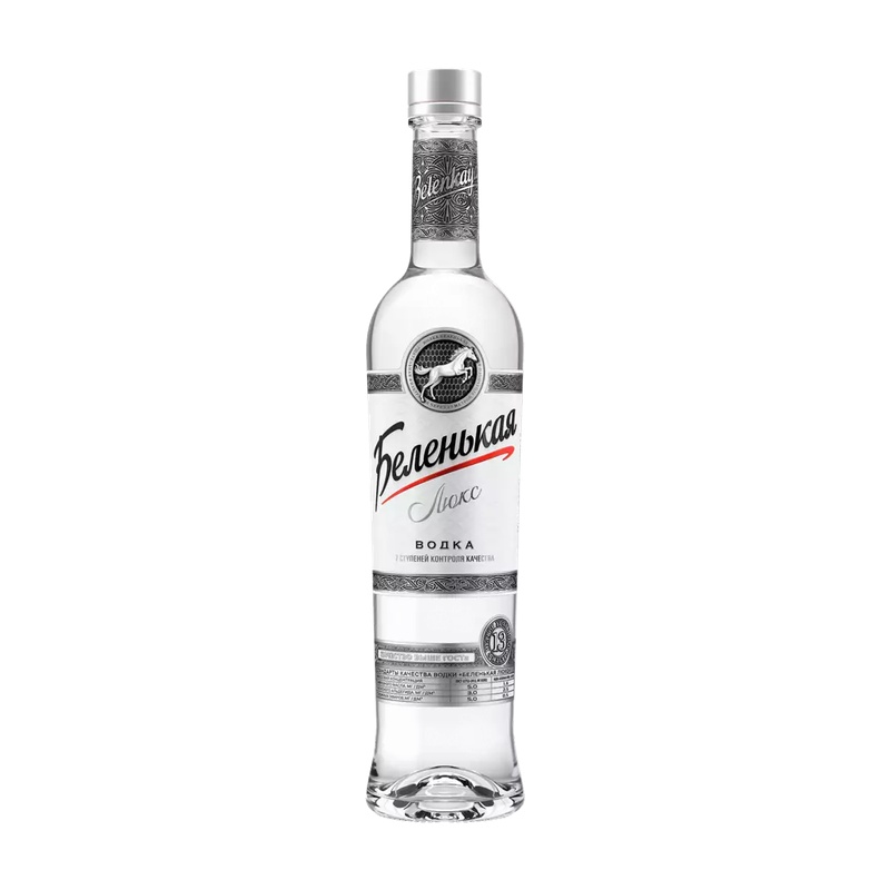 ВОДКА БЕЛЕНЬКАЯ ЛЮКС 40% 0,5Л