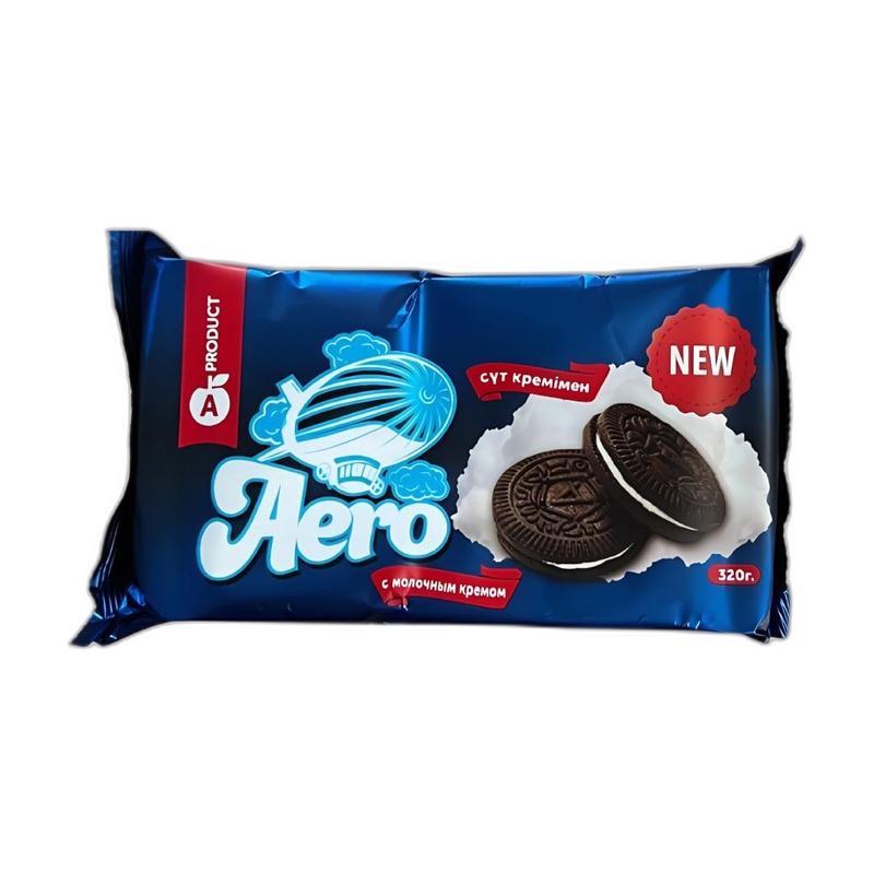 ПЕЧЕНЬЕ A PRODUCT AERO МОЛОЧНЫЙ КРЕМ 320Г