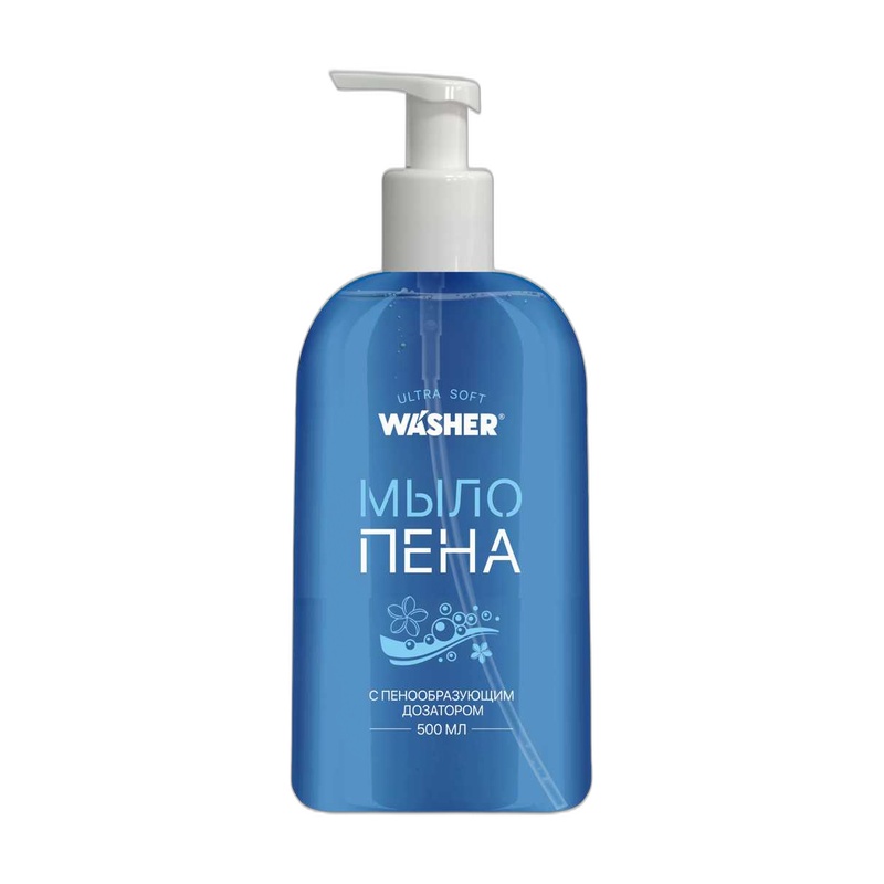 МЫЛО-ПЕНА ЖИДКОЕ WASHER-H ULTRA SOFT 500МЛ
