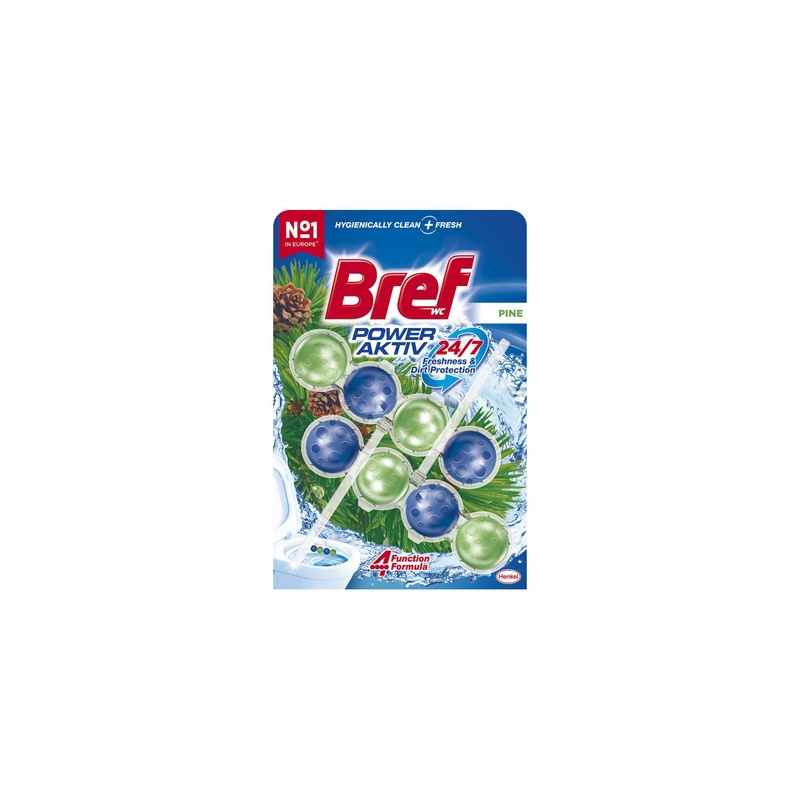 БЛОК ДЛЯ УНИТАЗА BREF POWER ACTIVE ХВОЙНАЯ СВЕЖЕСТЬ 2Х50Г