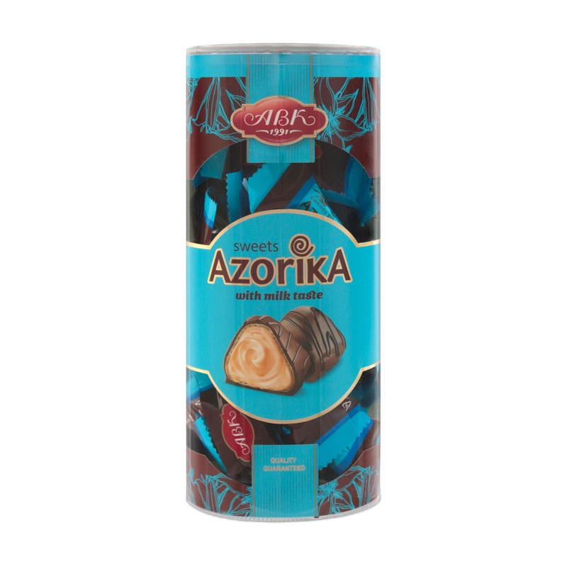 КОНФЕТЫ АБК AZORIKA МОЛОЧНАЯ НАЧИНКА ВЕС