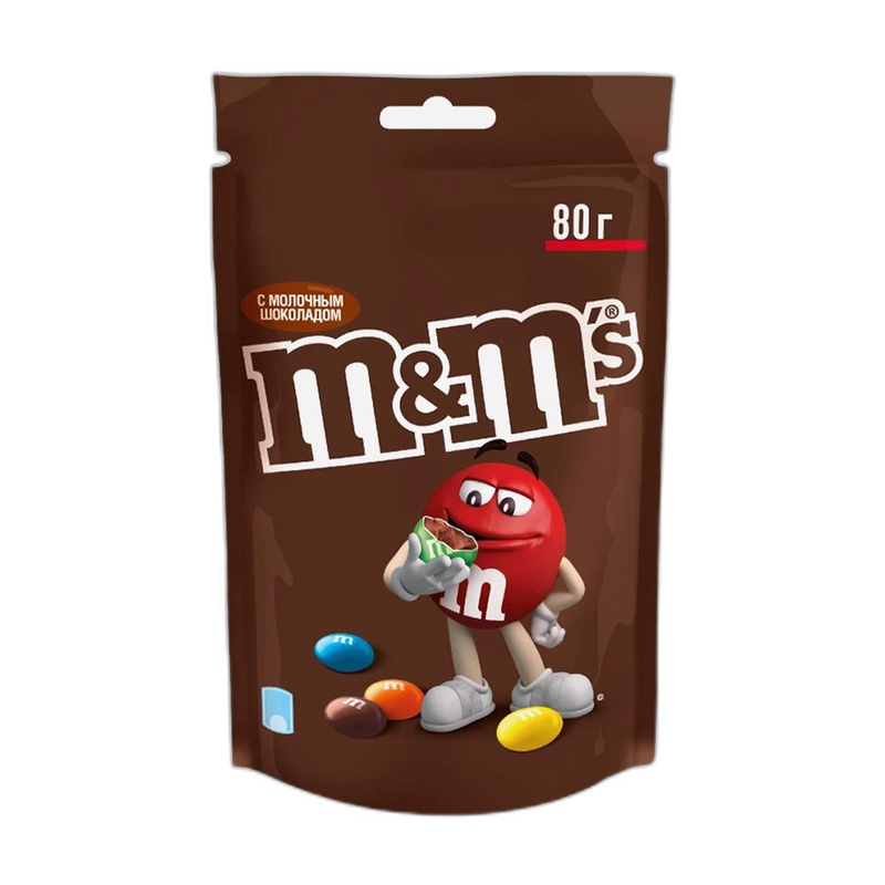 ДРАЖЕ M&M'S С ШОКОЛАДОМ 80Г