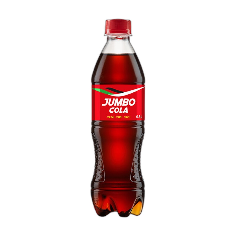 НАПИТОК ГАЗИРОВАННЫЙ JUMBO COLA 0,5Л ПЭТ