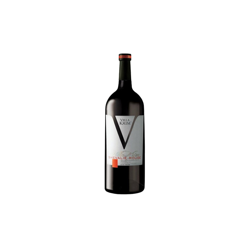 ВИНО VILLA KRIM SHEVALIE ROUGE КРАСНОЕ ПОЛУСЛАДКОЕ 13% 1,5Л РОССИЯ