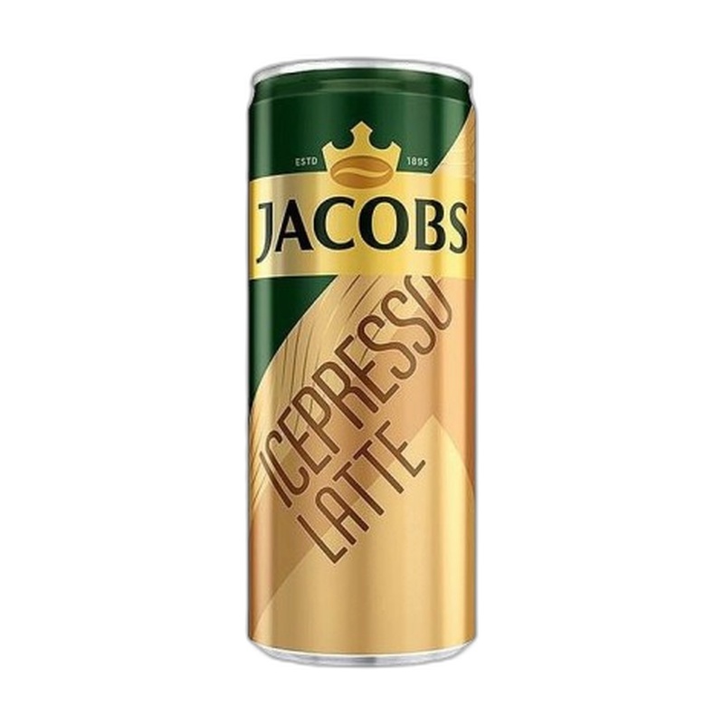 КОФЕ ХОЛОДНЫЙ JACOBS ICEPRESSO LATTE 250МЛ Ж/Б