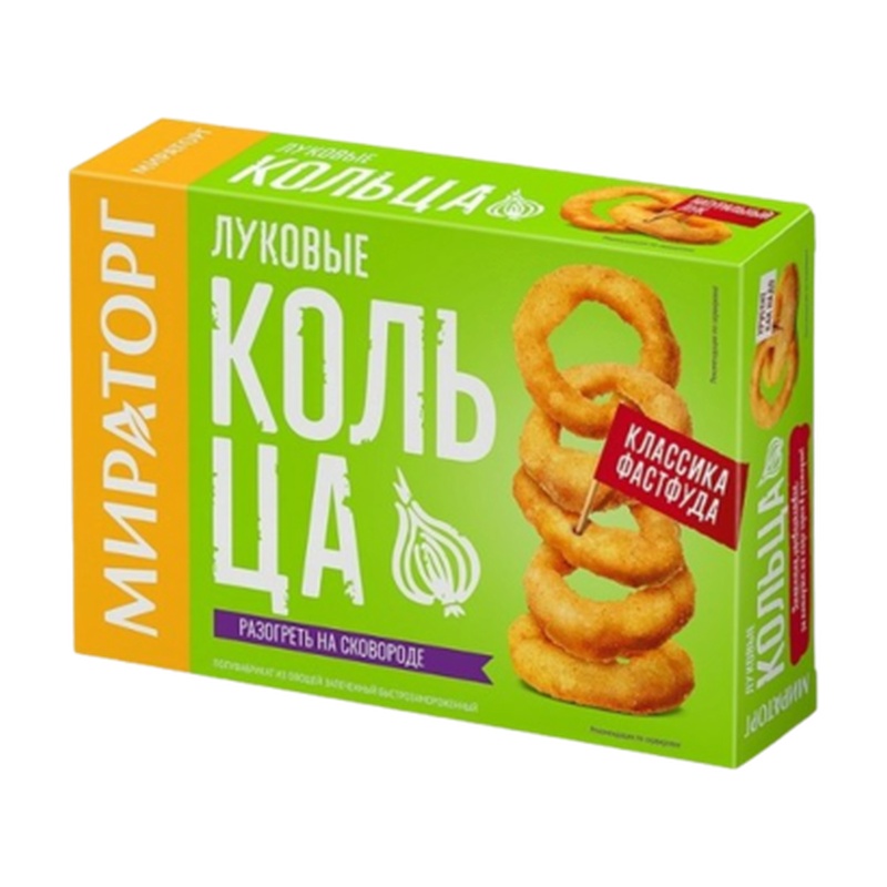 ОВОЩИ ЗАМОРОЖЕННЫЕ МИРАТОРГ КОЛЬЦА ЛУКОВЫЕ 250Г