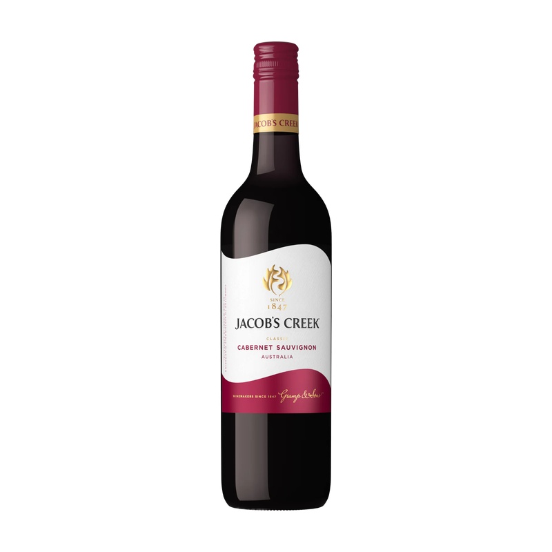 ВИНО JACOBS CREEK SHIRAZ CABERNET КРАСНОЕ СУХОЕ 14% 0,187Л АВСТРАЛИЯ