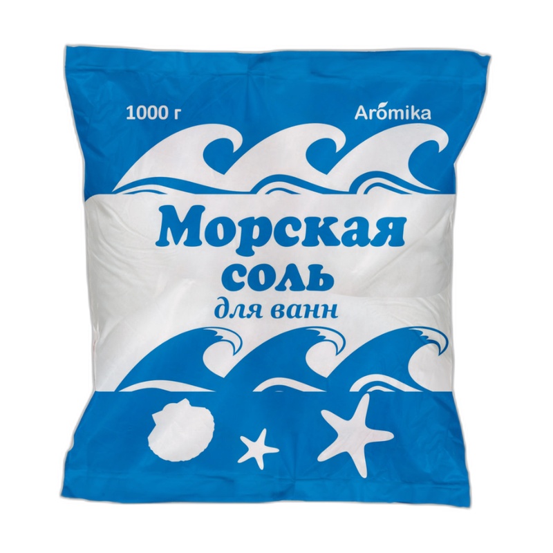 СОЛЬ ДЛЯ ВАННЫ АРОМИКА МОРСКАЯ 900Г ПЭТ