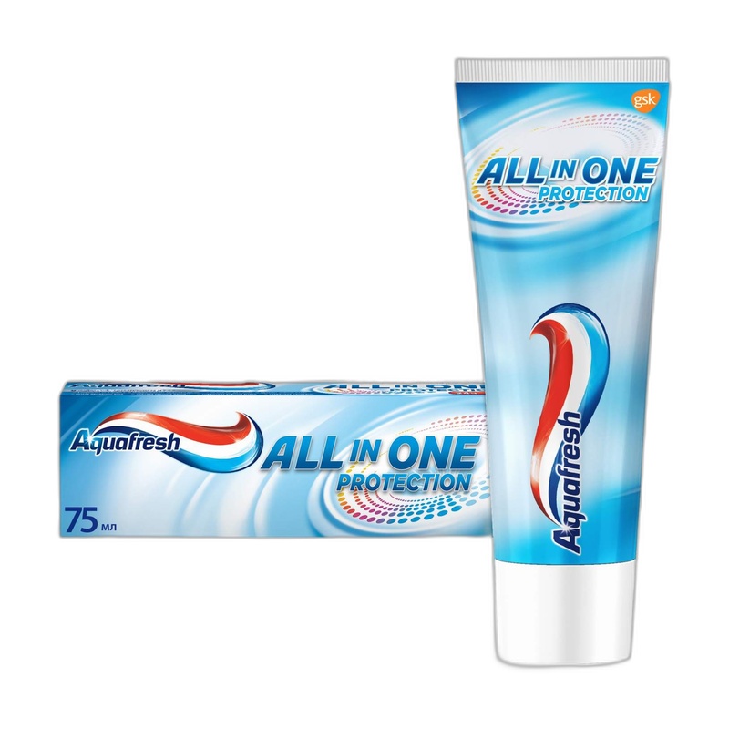ПАСТА ЗУБНАЯ AQUAFRESH ALL IN ONE ОТБЕЛИВАНИЕ 75МЛ