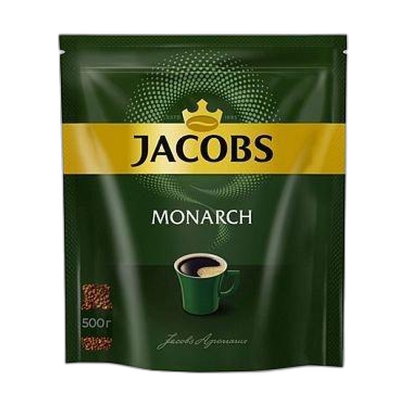КОФЕ РАСТВОРИМЫЙ JACOBS MONARCH 500Г Д/П