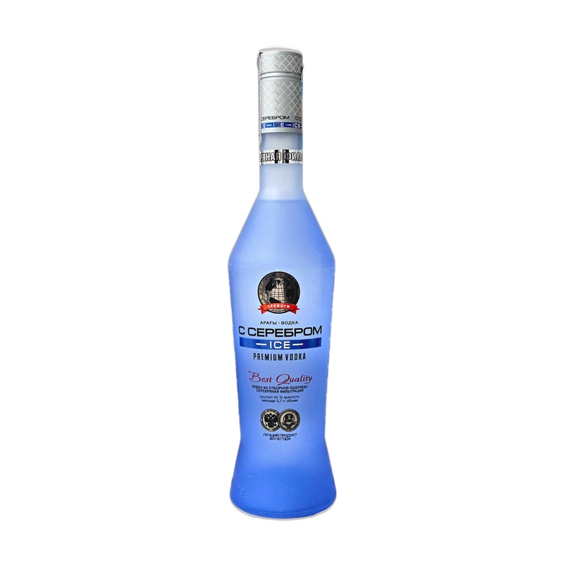 ВОДКА С СЕРЕБРОМ ICE 40% 0,7Л