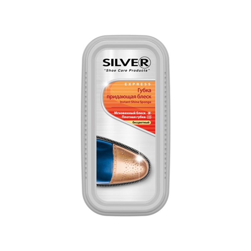 ГУБКА-БЛЕСК SILVER БЕСЦВЕТНАЯ