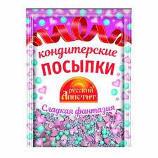 ПОСЫПКА КОНДИТЕРСКАЯ РУССКИЙ АППЕТИТ СЛАДКАЯ ФАНТАЗИЯ 12Г