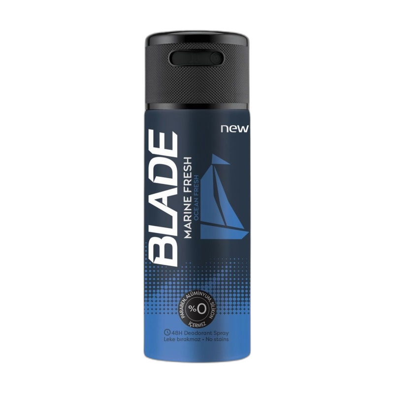 ДЕЗОДОРАНТ-СПРЕЙ BLADE MARINE FRESH 150МЛ