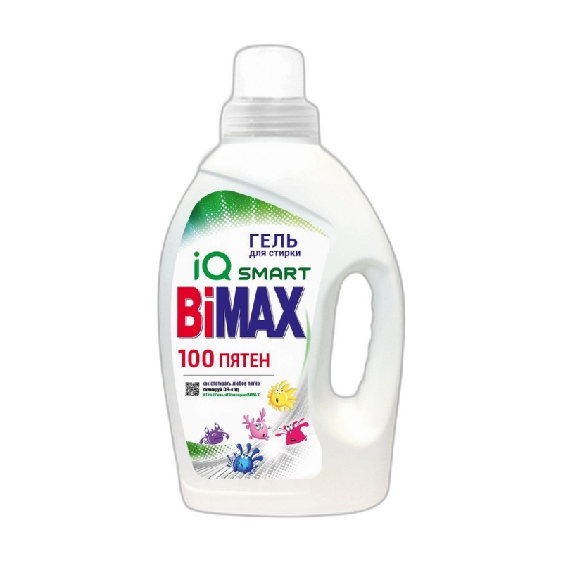 ГЕЛЬ ДЛЯ СТИРКИ BIMAX 100 ПЯТЕН 1,3Л