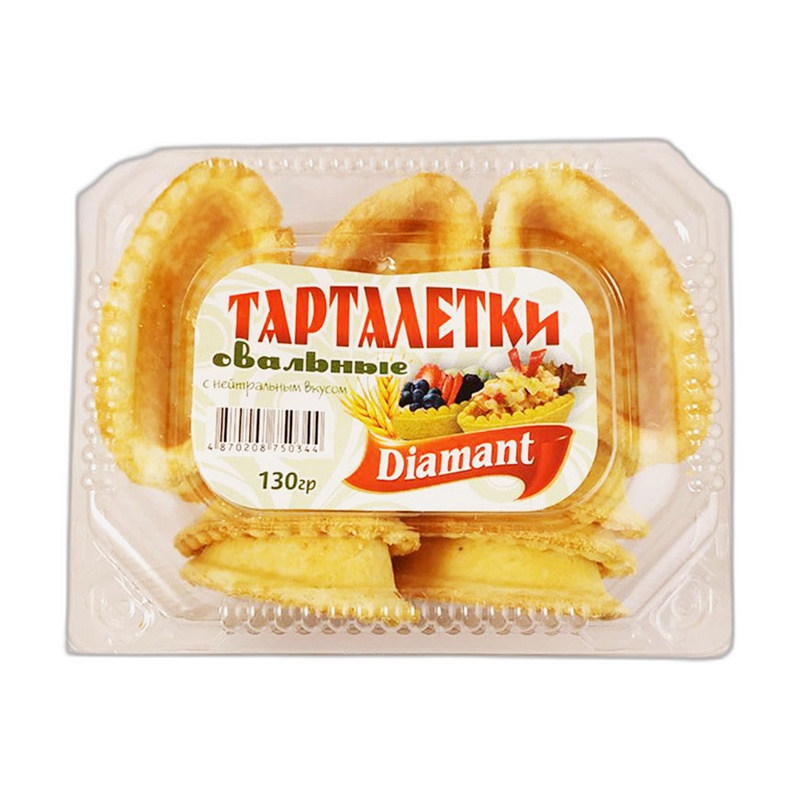 ТАРТАЛЕТКИ ОВАЛЬНЫЕ СЛАДКИЕ 16ШТ