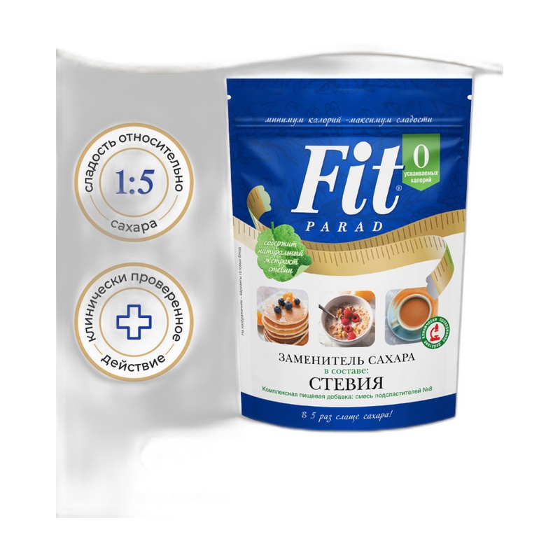 САХАРОЗАМЕНИТЕЛЬ FIT PARAD №8 250Г Д/П