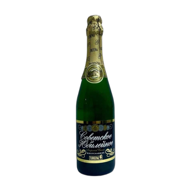 ВИНО ИГРИСТОЕ TURGEN СОВЕТСКОЕ IMPERIAL CUVE ПОЛУСЛАДОЕ 12% 0,75Л КАЗАХСТАН
